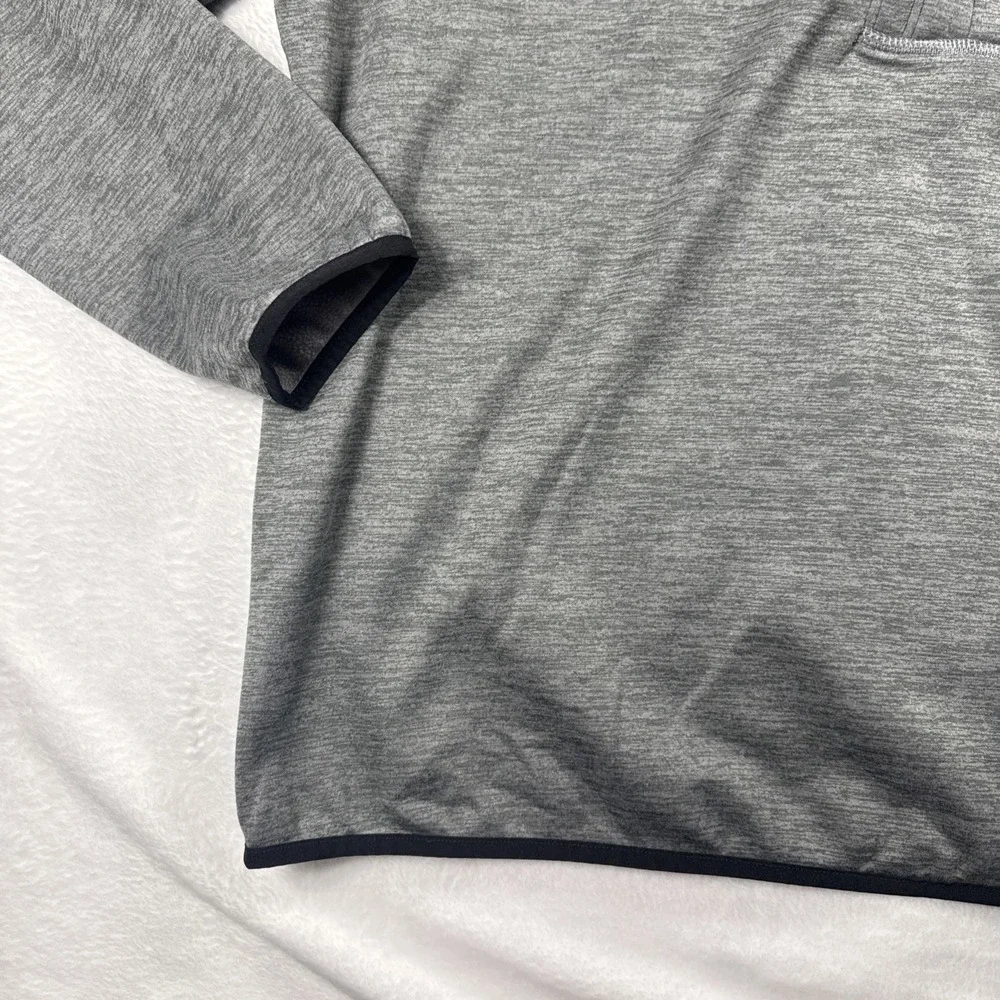North Face Canyonlands Mens XL Gray Fleece Lined 1/4 Zip Pullover NF0A3SO7